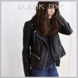 BLANK NYC Women's Black Leather Jacket Small
$98